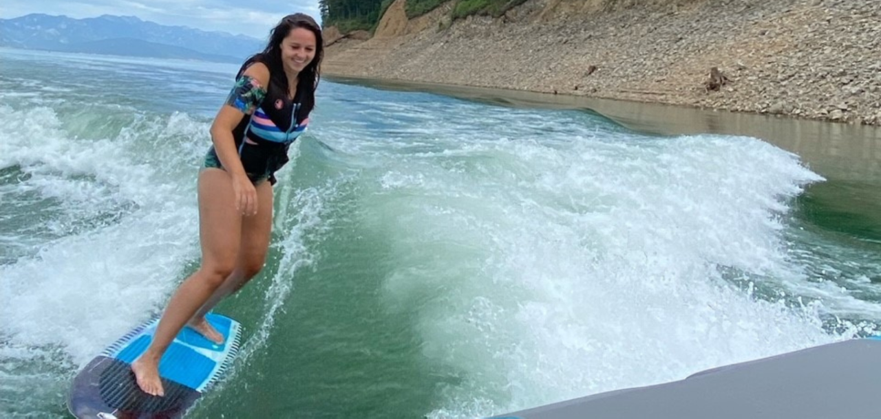 Kaylee Surfing